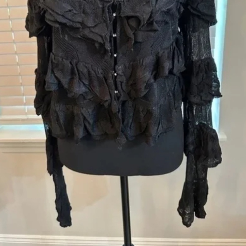 NWT Ruffle Cardi by Free People - Picture 9 of 12